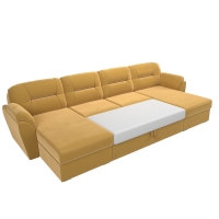 П-образный диван Бостон (микровельвет желтый) - Изображение 1